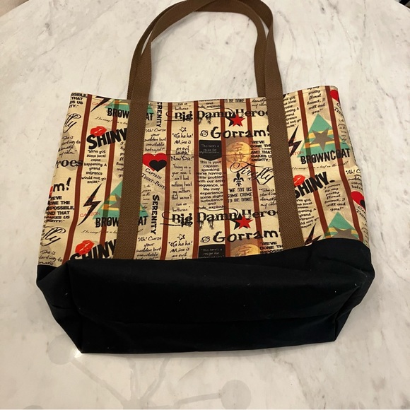 Firefly quirky handmade tote - 2 pockets - Picture 2 of 11